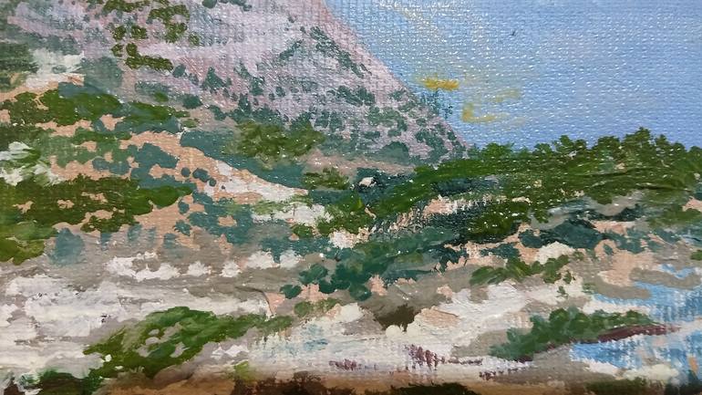 Original Impressionism Seascape Painting by Vasilis Ioannou