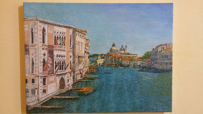 Original Realism Cities Painting by Vasilis Ioannou