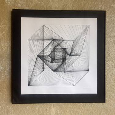 Print of Abstract Geometric Drawings by Kaitlin Nuetzmann