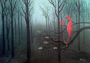 Print of Surrealism Water Paintings by Beklan Kizilcay