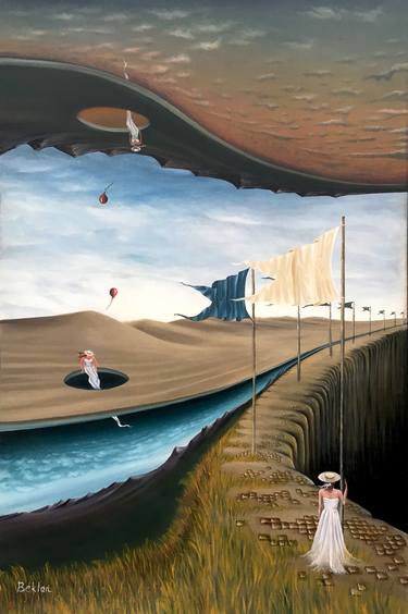 Print of Surrealism Time Paintings by Beklan Kizilcay