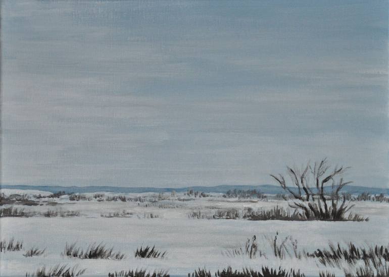 Original Landscape Painting by Greta Koncz | Other Art on Canvas | On the way III.