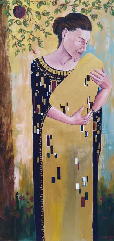 Original Figurative Women Paintings by Greta Koncz