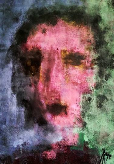 Print of Abstract Expressionism Portrait Paintings by Antonio Coelho Art
