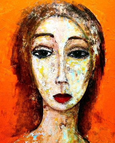 Original Abstract Portrait Paintings by Antonio Coelho Art