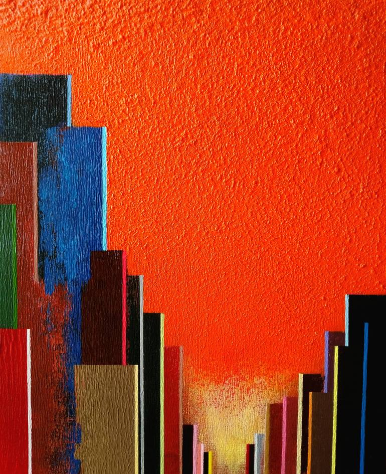 Original Abstract Painting by Antonio Coelho Art