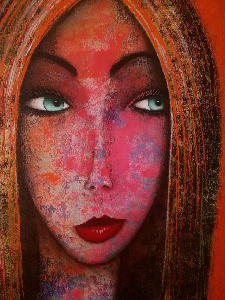 Original Portrait Painting by Antonio Coelho Art