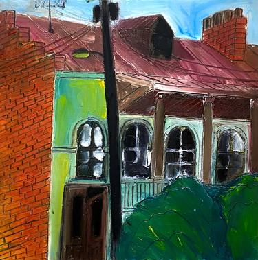 Original Architecture Paintings by Giorgi Kvaratskelia