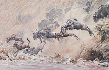 Leap of Faith - Wildebeest Migration thumb