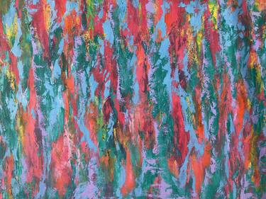 Original Abstract Expressionism Abstract Paintings by Larry Gomez