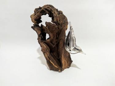 Aesthetic Art Object, Nuthatches Sculpture thumb