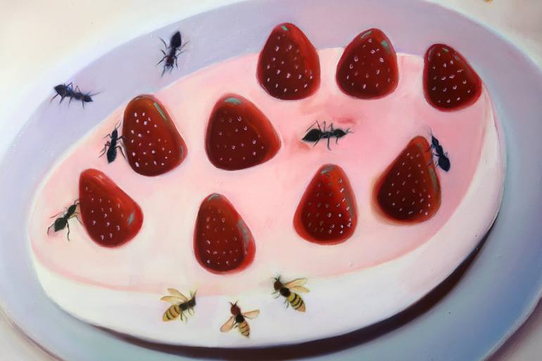 Original Contemporary Food & Drink Painting by Liqing Tan