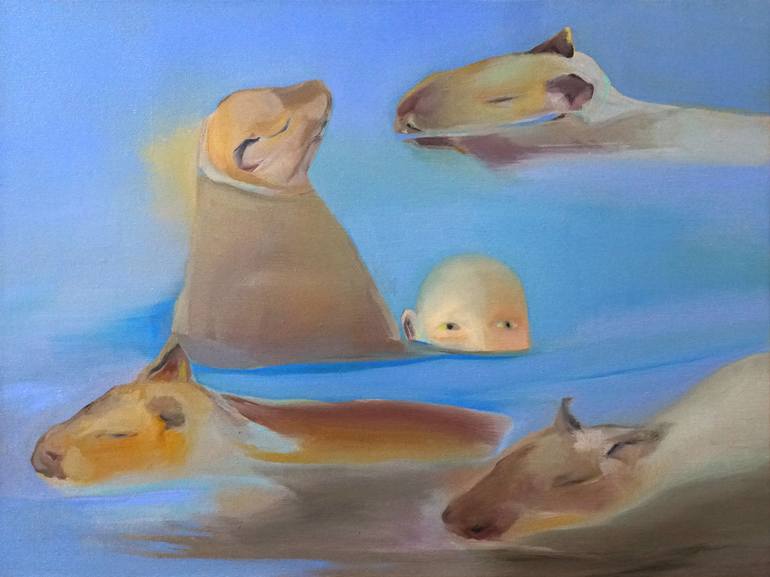 Otter, capybara, baldy - Print