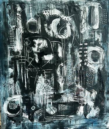 Original Abstract Expressionism Abstract Paintings by nick scalisi aka nistka