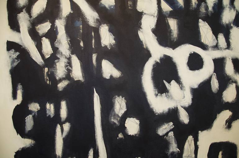 Original Abstract Expressionism Abstract Painting by Nick Scalisi Aka Nistka