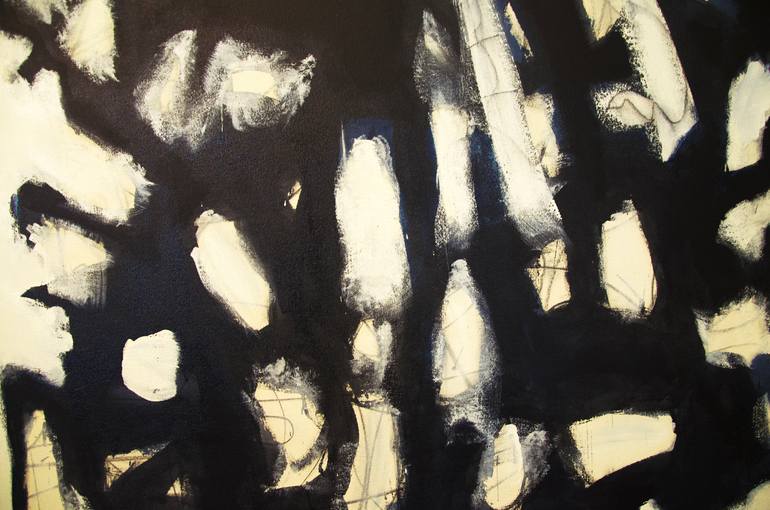 Original Abstract Expressionism Abstract Painting by Nick Scalisi Aka Nistka