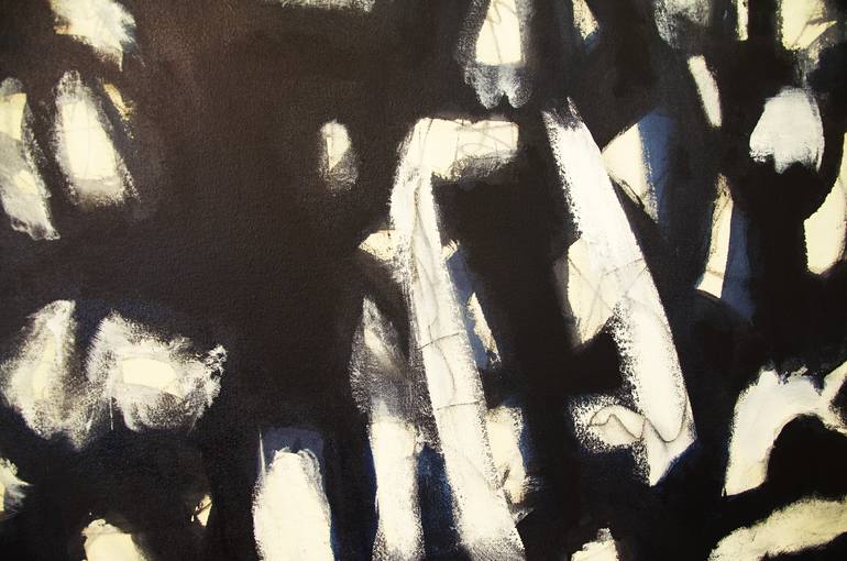 Original Abstract Expressionism Abstract Painting by Nick Scalisi Aka Nistka