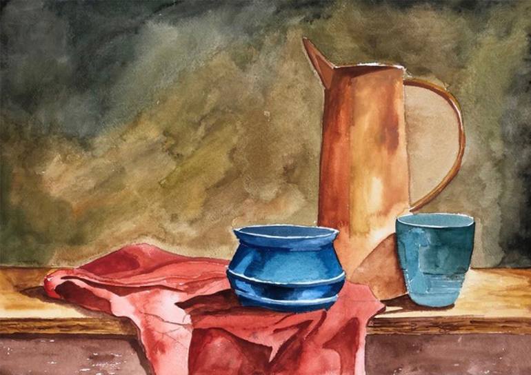 Table Top Painting By Yashovardhan Sharma | Saatchi Art