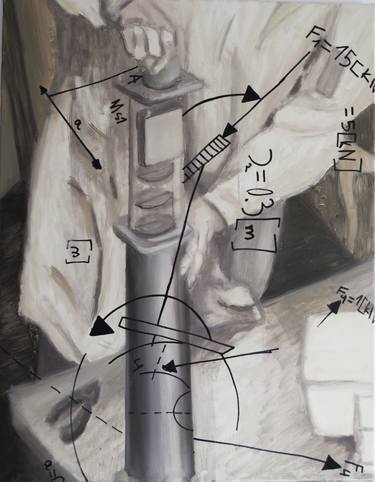 Print of Figurative Science/Technology Paintings by Jan Dąbrowski