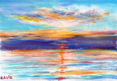 Original Contemporary Seascape Drawings by Natalia Grigorieva