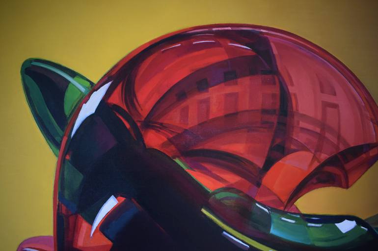 Original Abstract Still Life Painting by Alexander Lufer