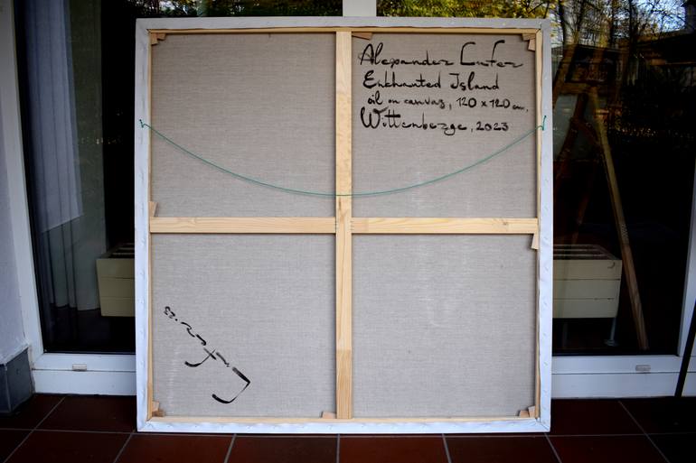 Original Abstract Still Life Painting by Alexander Lufer