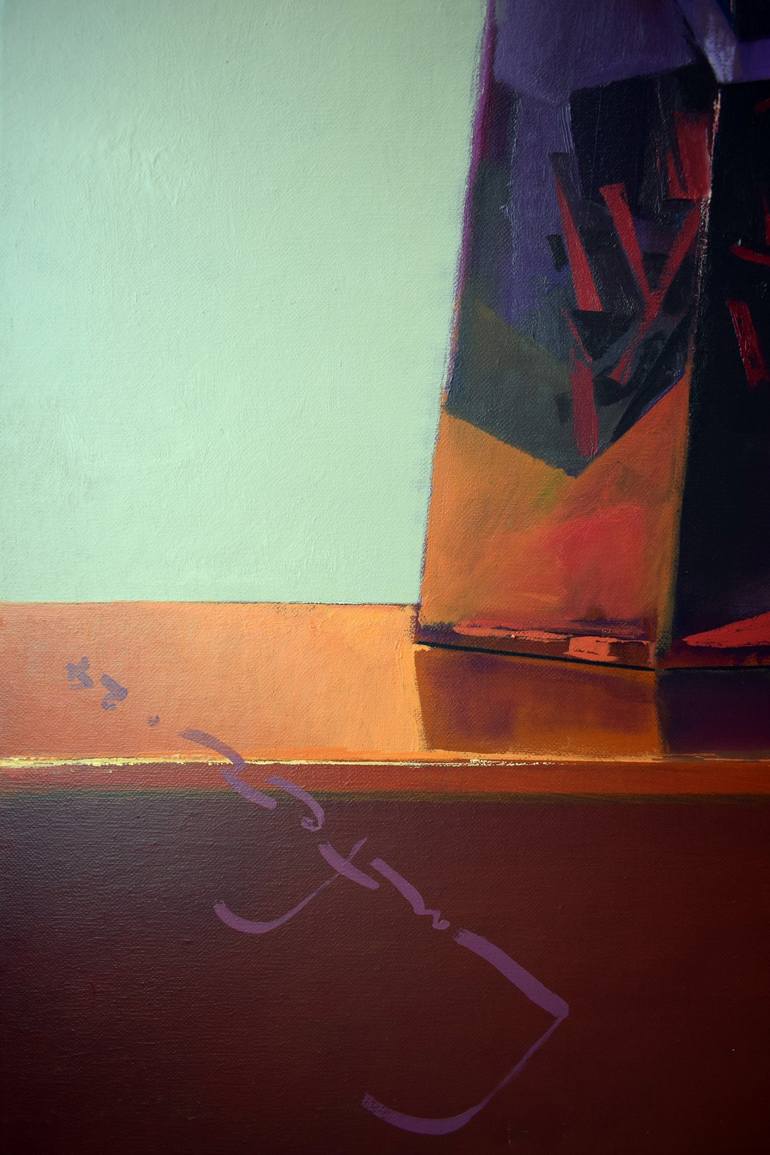 Original Abstract Still Life Painting by Alexander Lufer