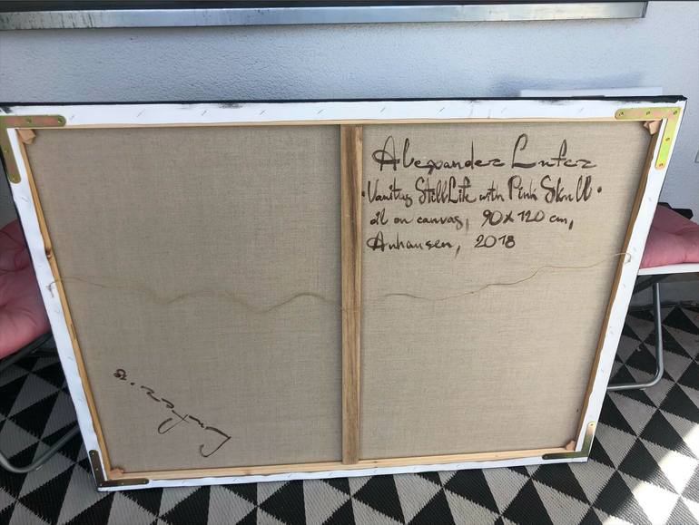 Original Art Deco Still Life Painting by Alexander Lufer