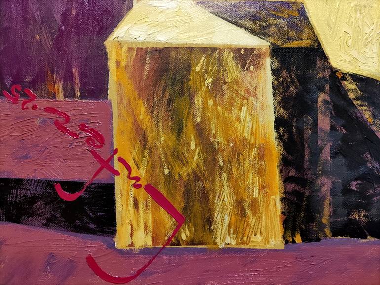 Original Art Deco Abstract Painting by Alexander Lufer