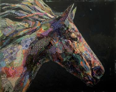 Print of Art Deco Horse Paintings by Jihyun Ra