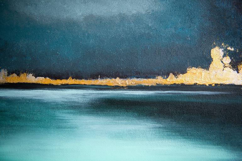 Original Abstract Seascape Painting by Anna Kosenko