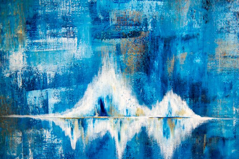 Original Abstract Expressionism Abstract Painting by Anna Kosenko