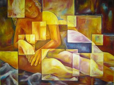 Print of Erotic Paintings by Shirley Cabanas Aguilar