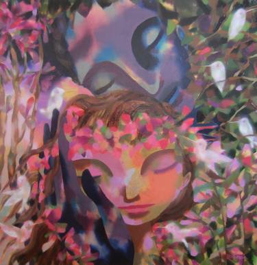 Original Figurative Family Painting by Luisa Fernanda Debarnot
