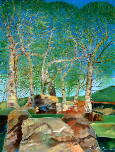 Original Impressionism Landscape Paintings by Ron Patterson