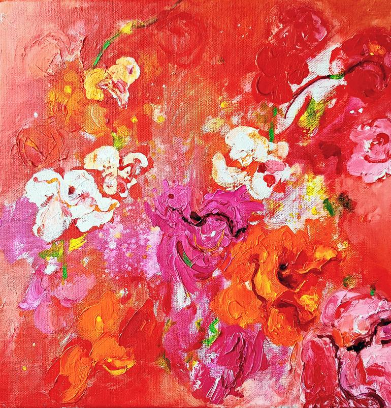 Wild Flowers 3 Painting By Lenie Kamstra 