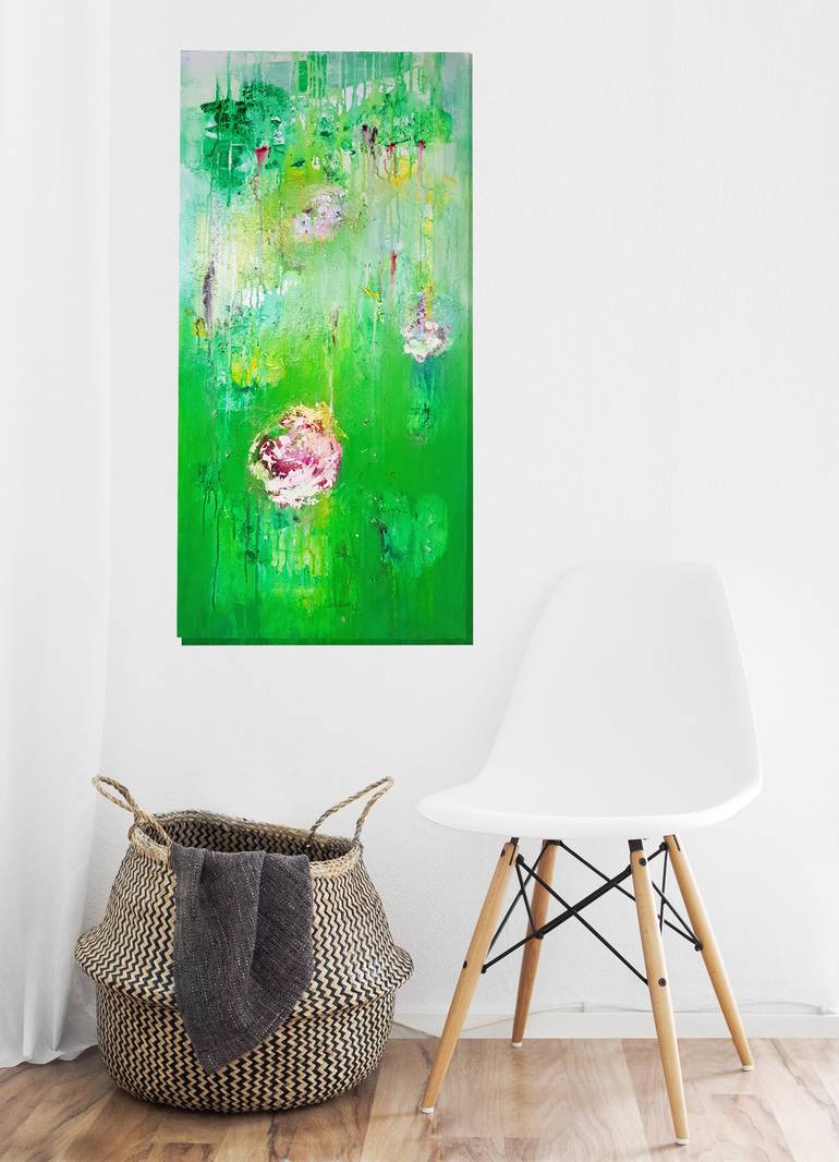 Original Abstract Expressionism Nature Painting by Lenie Kamstra