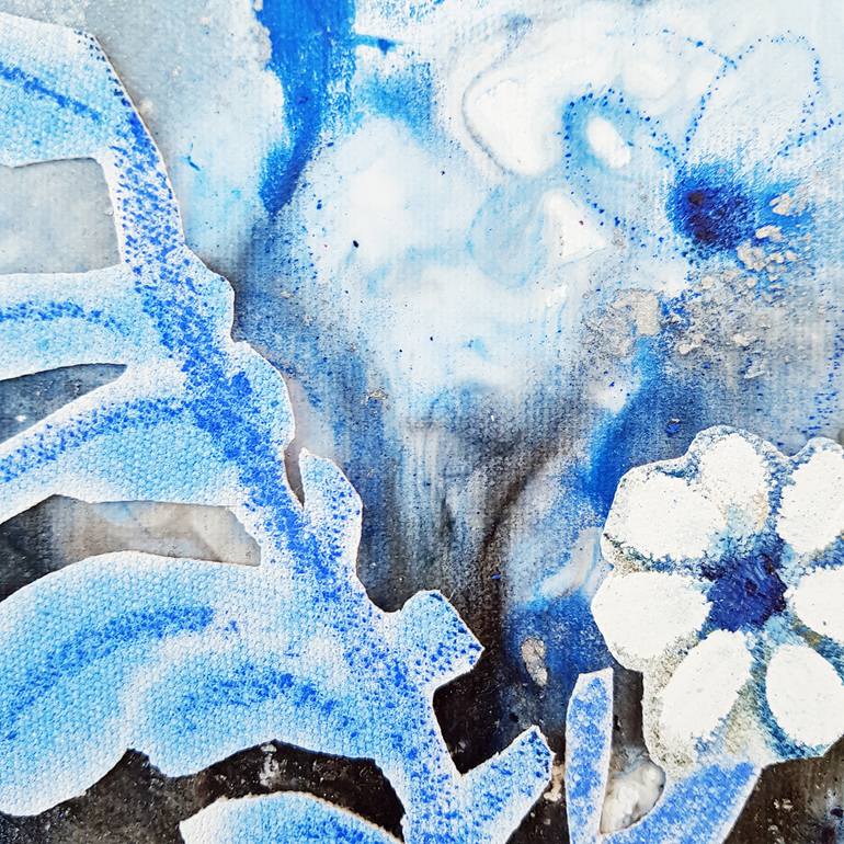 Original Abstract Expressionism Botanic Painting by Lenie Kamstra