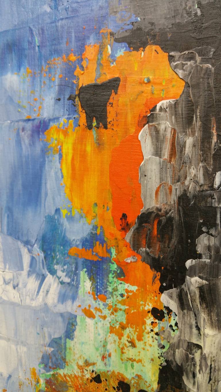 Original Abstract Expressionism Abstract Painting by Eric Van Maanen