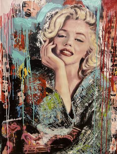 Marylin Monroe Pop Art Painting thumb