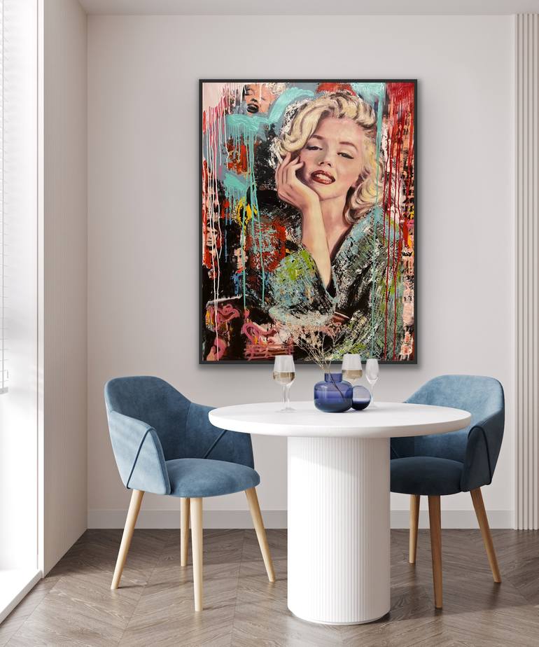 Original Contemporary Pop Culture/Celebrity Painting by Yasemen Asad