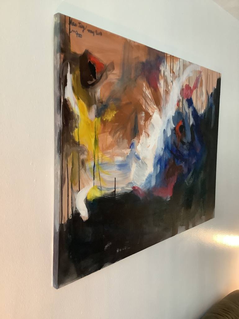 Original Abstract Painting by Hao Jing