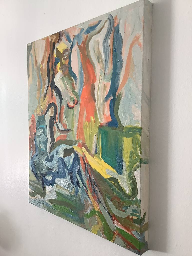 Original Abstract Painting by Hao Jing