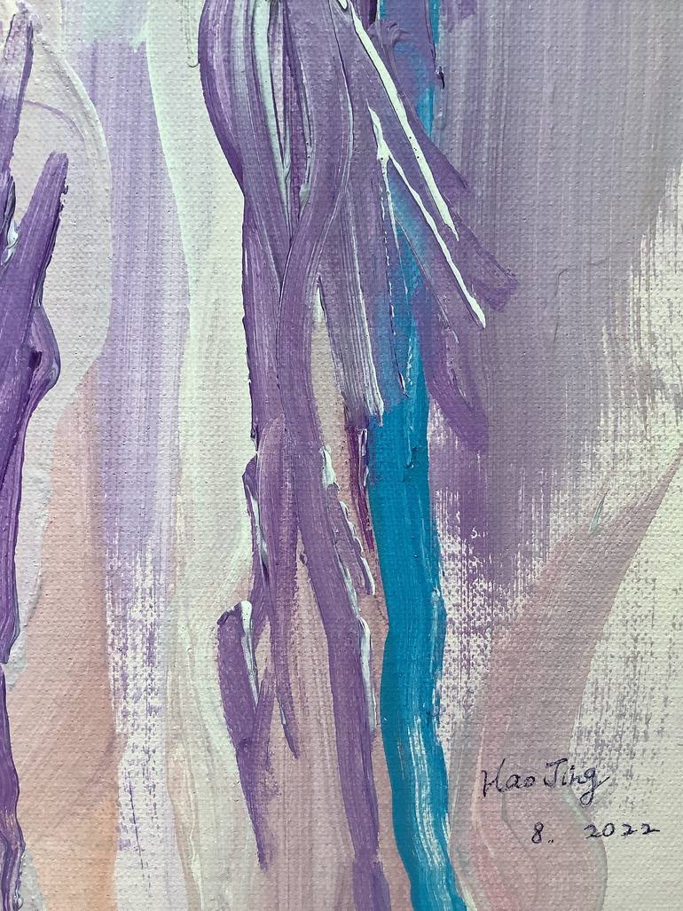 Original Abstract Expressionism Abstract Painting by Hao Jing