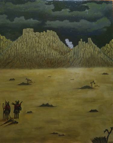 Original Surrealism Landscape Paintings by Tony Perks