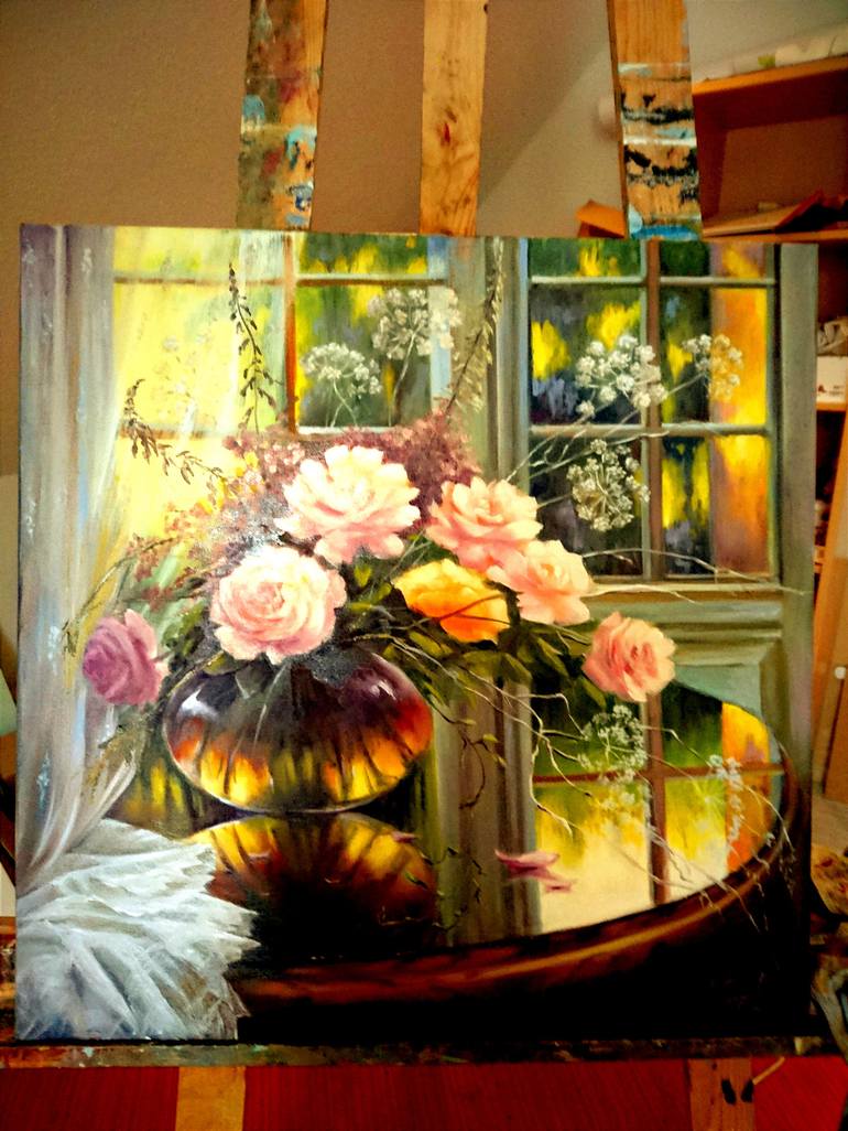 Original Fine Art Still Life Painting by Natalya Tkach