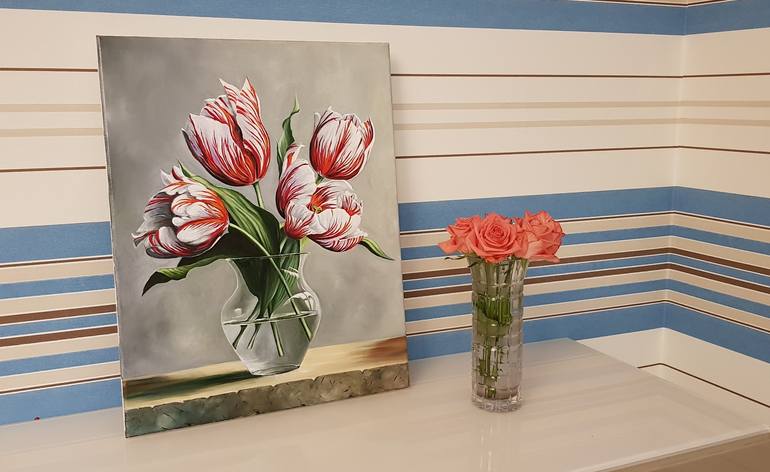 Original Realism Floral Painting by Svetlana Kocherga