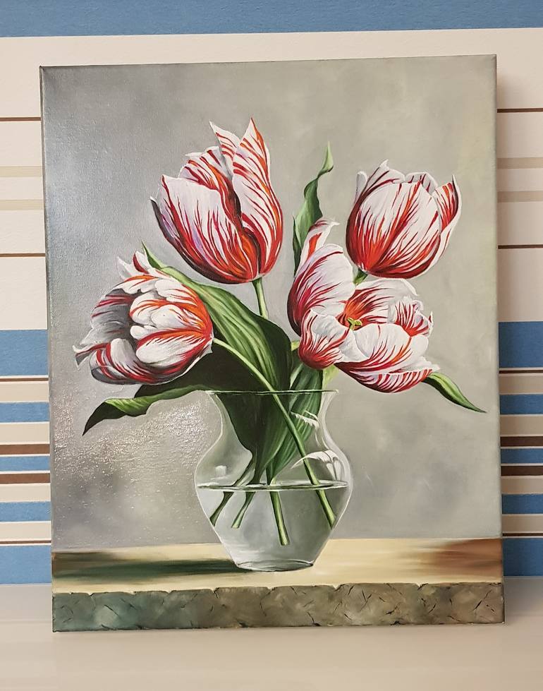 Original Realism Floral Painting by Svetlana Kocherga