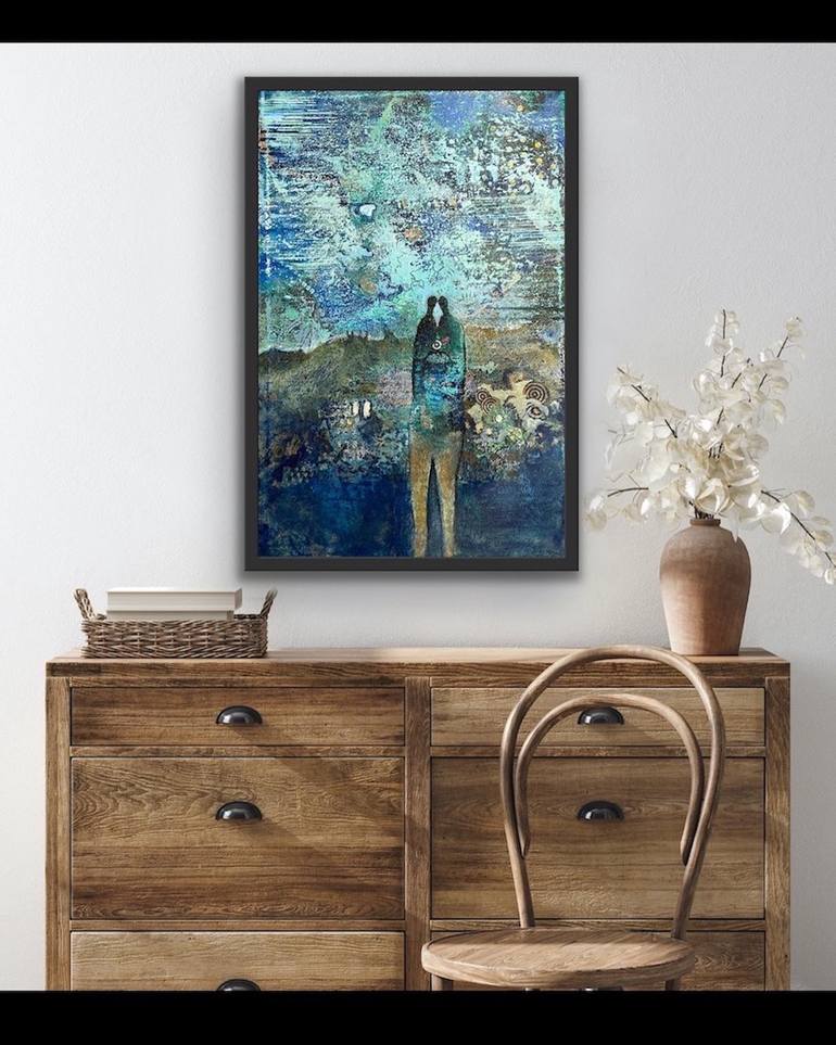 Original Abstract Expressionism Abstract Painting by Debbi Singer