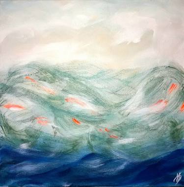 Original Abstract Fish Paintings by eros ado